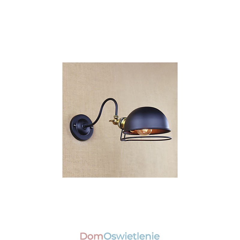 Prosty wiejski styl retro do malowania małych kinkietów ściennych z oświetleniem typu downlight