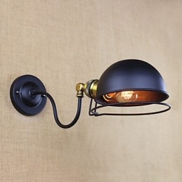 Prosty wiejski styl retro do malowania małych kinkietów ściennych z oświetleniem typu downlight