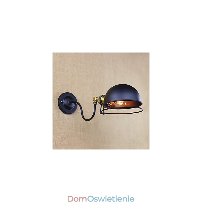 Prosty wiejski styl retro do malowania małych kinkietów ściennych z oświetleniem typu downlight
