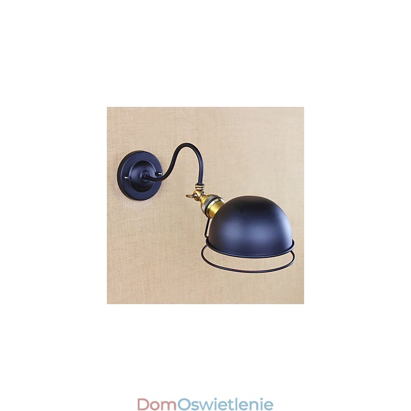 Prosty wiejski styl retro do malowania małych kinkietów ściennych z oświetleniem typu downlight