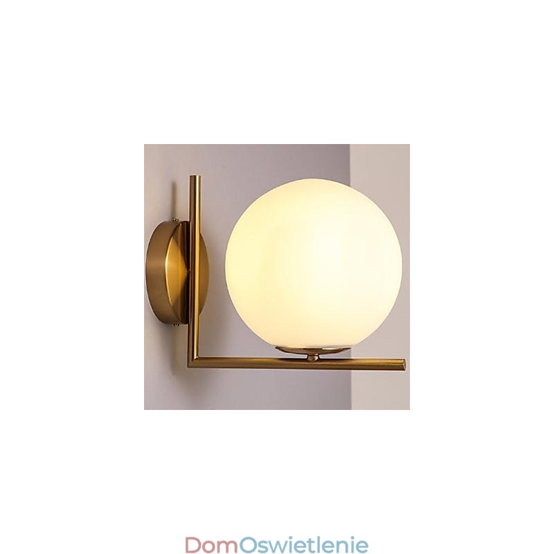 Współczesna i kontraktowa szklana lampa ścienna z kutego żelaza Indywidualność