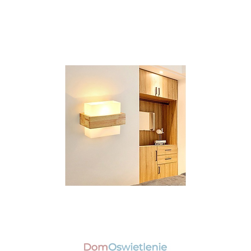 Nowość w stylu wiejskim dla miniaturowego stylu ochrony oczu, kinkiety z oświetleniem otoczenia, lampka nocna przy łóżku, kreatywna lampa ścienna na balkon