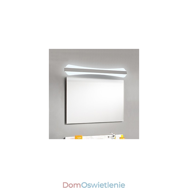 Wysokiej jakości lampa lustrzana 10W, oświetlenie łazienkowe, lampy ścienne ze stali nierdzewnej i akrylu, oświetlenie do makijażu