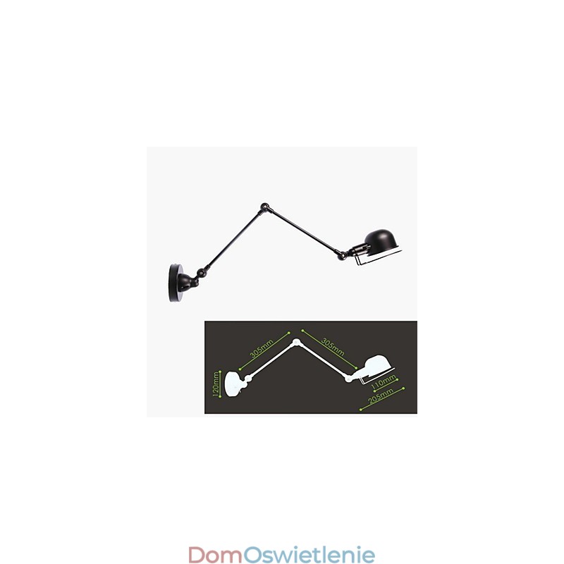 Lampy z ramieniem obrotowym Nowoczesne współczesne metalowe