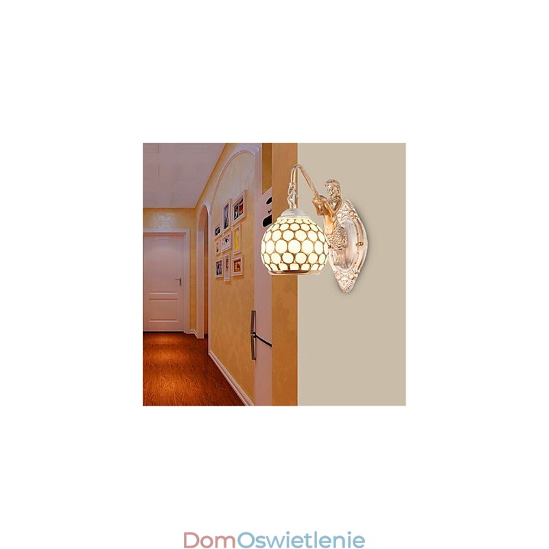 Prosty europejski styl kinkiet retro pasterski sypialnia lampka nocna balkon schody korytarz lustro lampa