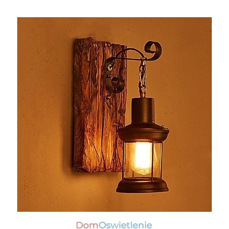 Pojedyncza głowica przemysłowa Vintage Retro drewniana metalowa malowana lampa ścienna do domu hotelowego korytarza dekoracja ścienna Pojedyncza głowica przemysłowa Vintage Retro drewniana metalowa malowana lampa ścienna do domu hotelowego korytarza dekoracja ścienna