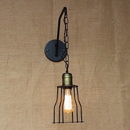Restauracja Kawiarnia Łańcuch Korytarze Żelazna Lampa Ścienna