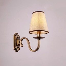 Tradycyjna klasyczna galwanizowana cecha do ochrony oczu Kinkiety ścienne Downlight Kinkiet
