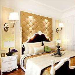 Nowoczesna, współczesna, galwanizowana cecha dla kryształowych kinkietów ściennych z oświetleniem otoczenia