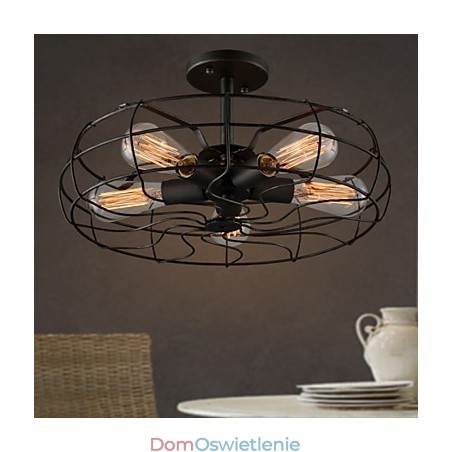 Amerykańska lampa przemysłowa w stylu country Lampa spersonalizowana Europejskie lampy sufitowe retro z wentylatorem Amerykańska lampa przemysłowa w stylu country Lampa spersonalizowana Europejskie lampy sufitowe retro z wentylatorem