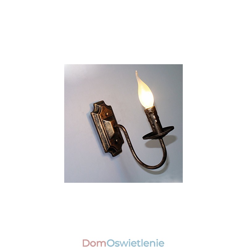 Antyczna lampa ścienna w kształcie świecy prosta lampa korytarzowa balkonowa lampa ścienna