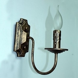 Antyczna lampa ścienna w kształcie świecy prosta lampa korytarzowa balkonowa lampa ścienna