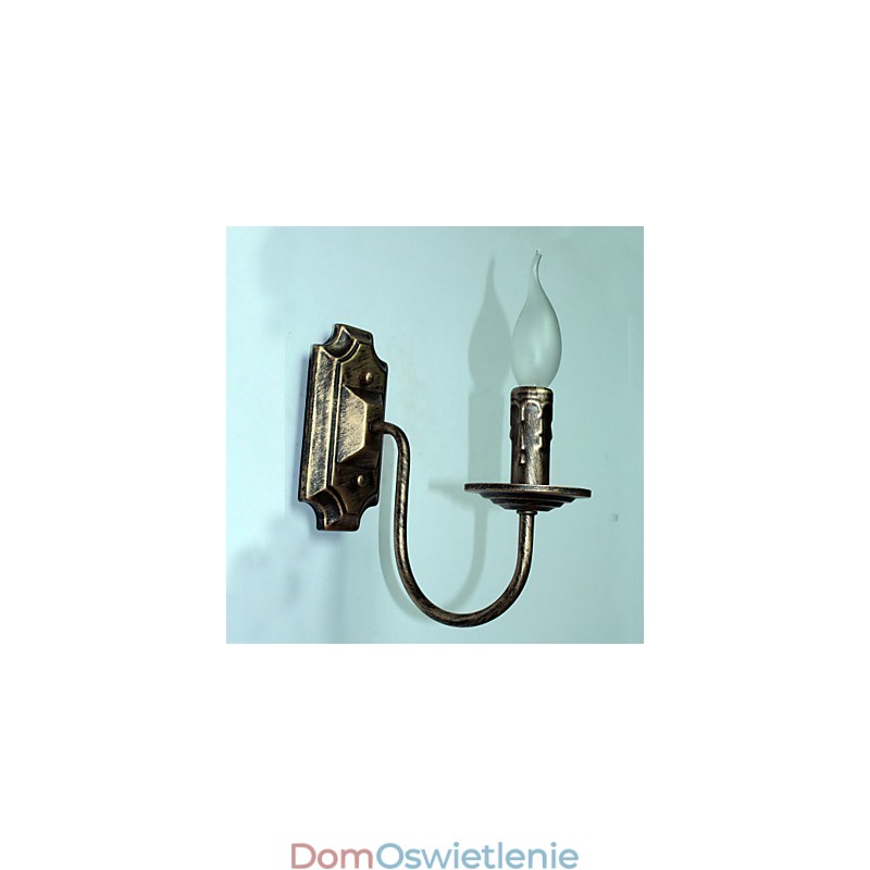 Antyczna lampa ścienna w kształcie świecy prosta lampa korytarzowa balkonowa lampa ścienna