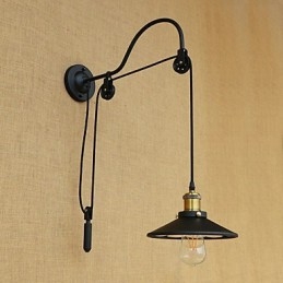 Cecha malowania w stylu retro w stylu wiejskim do regulowanego podnoszenia światła otoczenia kinkiety ścienne światło ścienne