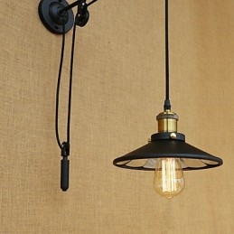 Cecha malowania w stylu retro w stylu wiejskim do regulowanego podnoszenia światła otoczenia kinkiety ścienne światło ścienne