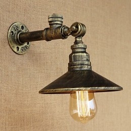 Rustykalny domek wiejski retro malowanie cecha dla miniaturowego stylu oświetlenie otoczenia kinkiety ścienne ściana