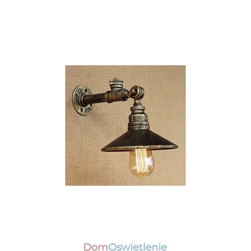 Rustykalny domek wiejski retro malowanie cecha dla miniaturowego stylu oświetlenie otoczenia kinkiety ścienne ściana