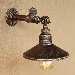 Rustykalny domek wiejski retro malowanie cecha dla miniaturowego stylu oświetlenie otoczenia kinkiety ścienne ściana