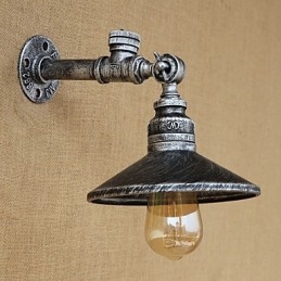 Rustykalny domek wiejski retro malowanie cecha dla miniaturowego stylu oświetlenie otoczenia kinkiety ścienne ściana