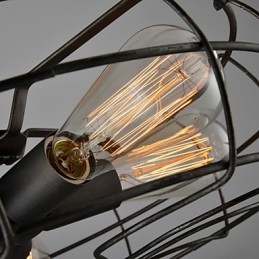 Amerykańska lampa przemysłowa w stylu country Lampa spersonalizowana Europejskie lampy sufitowe retro z wentylatorem
