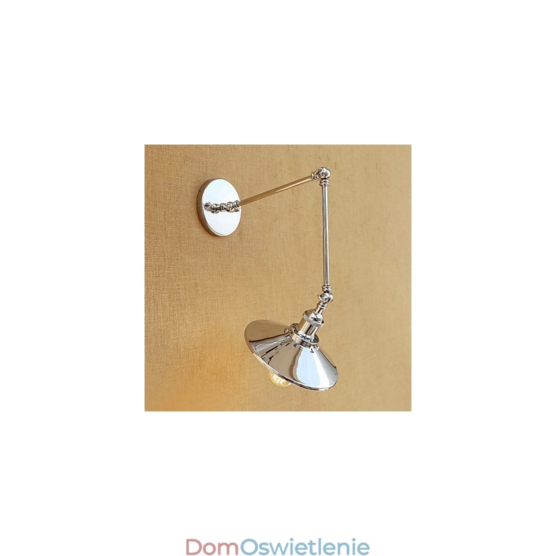 Rustykalny domek wiejski retro galwanizowany element do miniaturowego oświetlenia otoczenia z ramieniem obrotowym