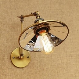 Rustykalny domek wiejski retro galwanizowany element do miniaturowego oświetlenia otoczenia z ramieniem obrotowym