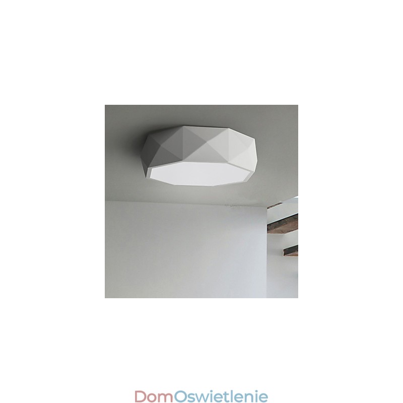 Lampy sufitowe geometryczne białe światło zwięzłe nowoczesne