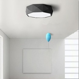 Lampy sufitowe geometryczne białe światło zwięzłe nowoczesne