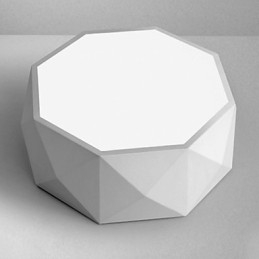Lampy sufitowe geometryczne białe światło zwięzłe nowoczesne