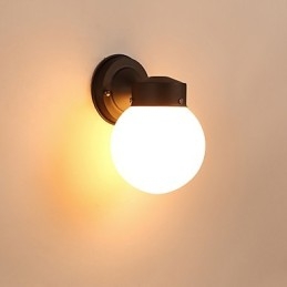 Nowoczesne, współczesne wykończenie z czarnego tlenku dla kinkietów ściennych w stylu mini Ambient Light