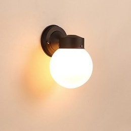Nowoczesne, współczesne wykończenie z czarnego tlenku dla kinkietów ściennych w stylu mini Ambient Light
