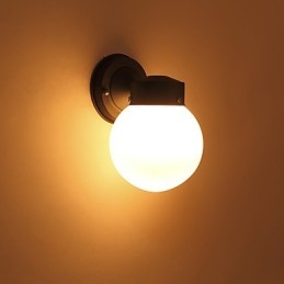 Nowoczesne, współczesne wykończenie z czarnego tlenku dla kinkietów ściennych w stylu mini Ambient Light