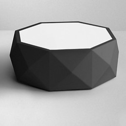Lampy sufitowe geometryczne białe światło zwięzłe nowoczesne