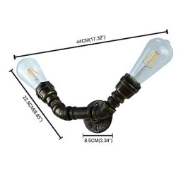 Rustykalny domek Tradycyjny Klasyczny antyczny mosiądz Cecha dla Ambient Light Kinkiety Ścienne Lampa Ścienna
