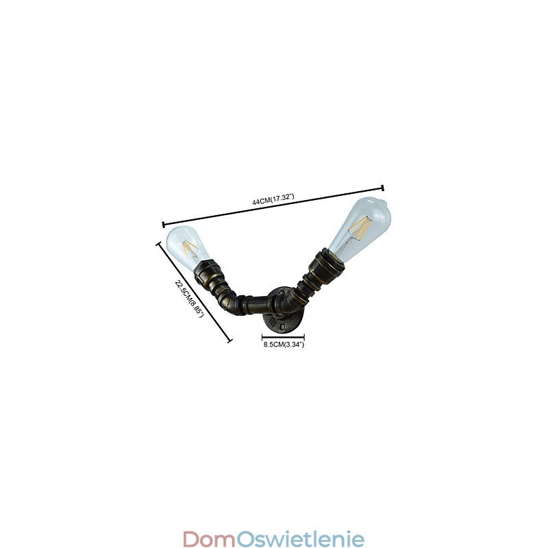 Rustykalny domek Tradycyjny Klasyczny antyczny mosiądz Cecha dla Ambient Light Kinkiety Ścienne Lampa Ścienna
