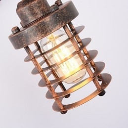 Kinkiet przemysłowy retro żelazny kreatywny osobowość podnośna lampa ścienna