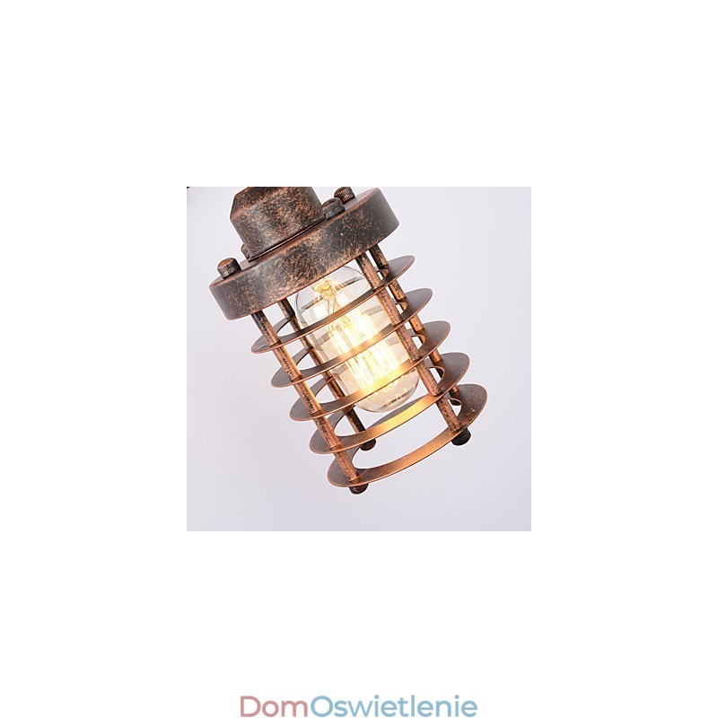 Kinkiet przemysłowy retro żelazny kreatywny osobowość podnośna lampa ścienna