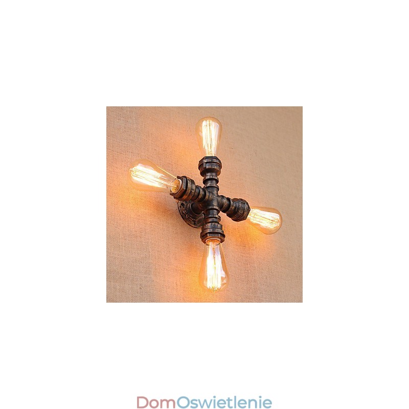 Cecha malowania w stylu retro w stylu wiejskim dla miniaturowego ramienia obrotowego z oświetleniem otoczenia