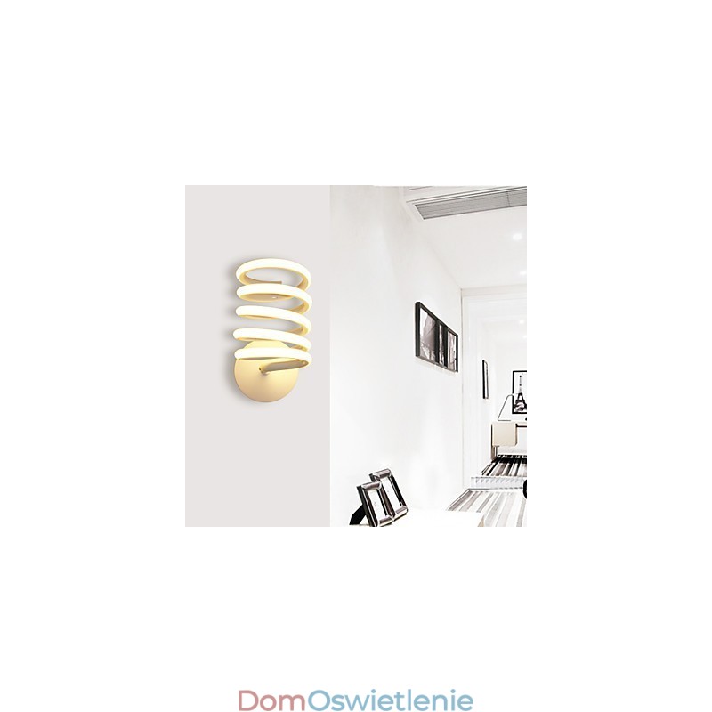 Aluminiowa lampa ścienna nowoczesna minimalistyczna sypialnia korytarz lampa lampka nocna kreatywna lampa