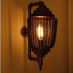 Vintage Żelazo Przemysłowe Wind Shop Gear Lamp