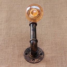 Cecha malowania w stylu retro w stylu wiejskim dla kinkietów ściennych z małym wysięgnikiem i oświetleniem otoczenia