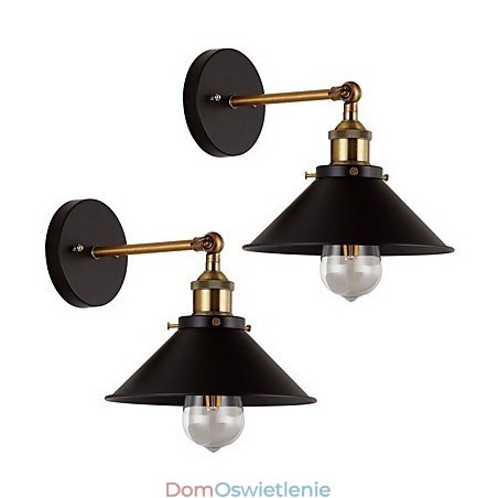 2 szt. Metalowe kinkiety ścienne Industrialne kinkiety Vintage Edison Simplicity Lampa do oświetlenia kawiarni, klubu i baru 2 szt. Metalowe kinkiety ścienne Industrialne kinkiety Vintage Edison Simplicity Lampa do oświetlenia kawiarni, klubu i baru