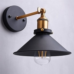 2 szt. Metalowe kinkiety ścienne Industrialne kinkiety Vintage Edison Simplicity Lampa do oświetlenia kawiarni, klubu i baru