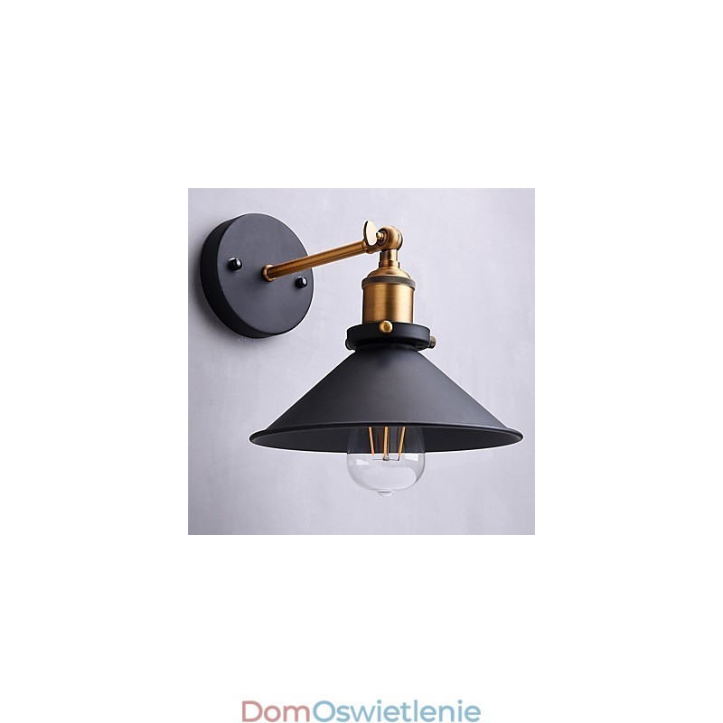 2 szt. Metalowe kinkiety ścienne Industrialne kinkiety Vintage Edison Simplicity Lampa do oświetlenia kawiarni, klubu i baru