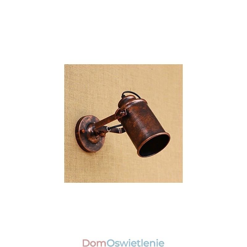 Malowana stalowa lampa ścienna Dumb Black American Coffee Decoration Retro lampa ścienna Lightsaber Lamp na ścianie