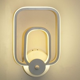 Aluminiowa lampa ścienna nowoczesna minimalistyczna balkonowa lampa ścienna dekoracyjna lampka nocna