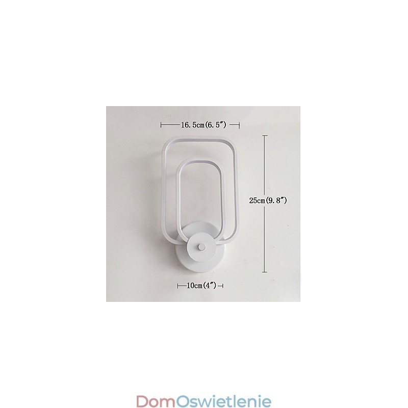 Aluminiowa lampa ścienna nowoczesna minimalistyczna balkonowa lampa ścienna dekoracyjna lampka nocna