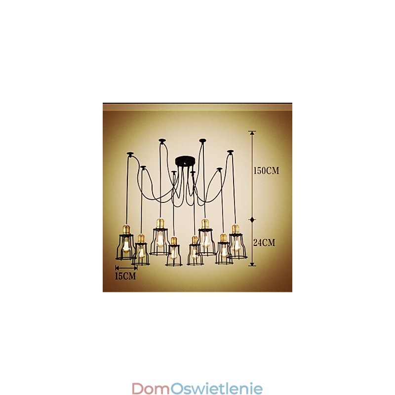 Projektanci krajowi malują metalowy żyrandol