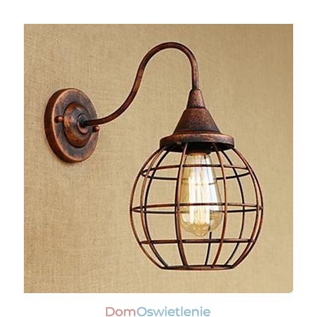 Iron Art RETRO Rust Color Study lSalon Lampa ścienna amerykańska przy łóżku Iron Art RETRO Rust Color Study lSalon Lampa ścienna amerykańska przy łóżku