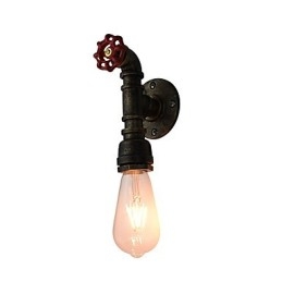 Kinkiet Kinkiety Ścienne Żelazo Ścienne Lampy Głupi Czarny Miecz Świetlny Lampa Na Ścianie